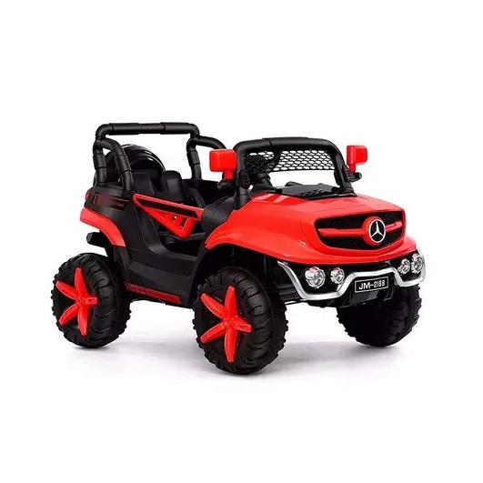 Rechargeable Battery Operated Ride On Jeep With Music red