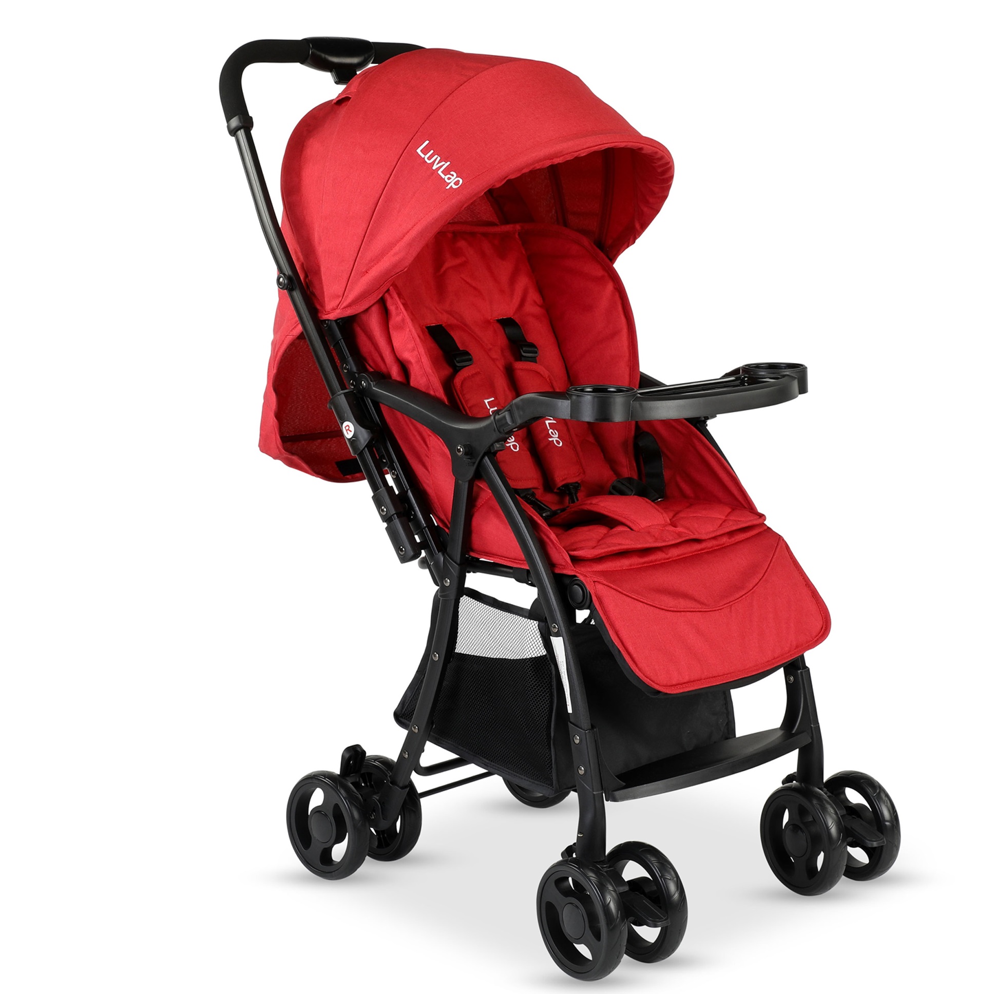 Luv Lap Spark Baby Stroller (Red)