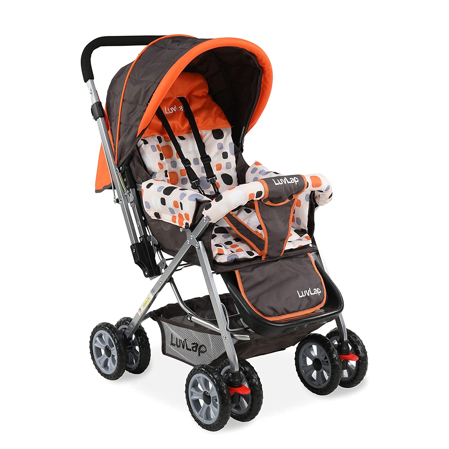 Luv Lap Sunshine Baby Stroller (Orange)