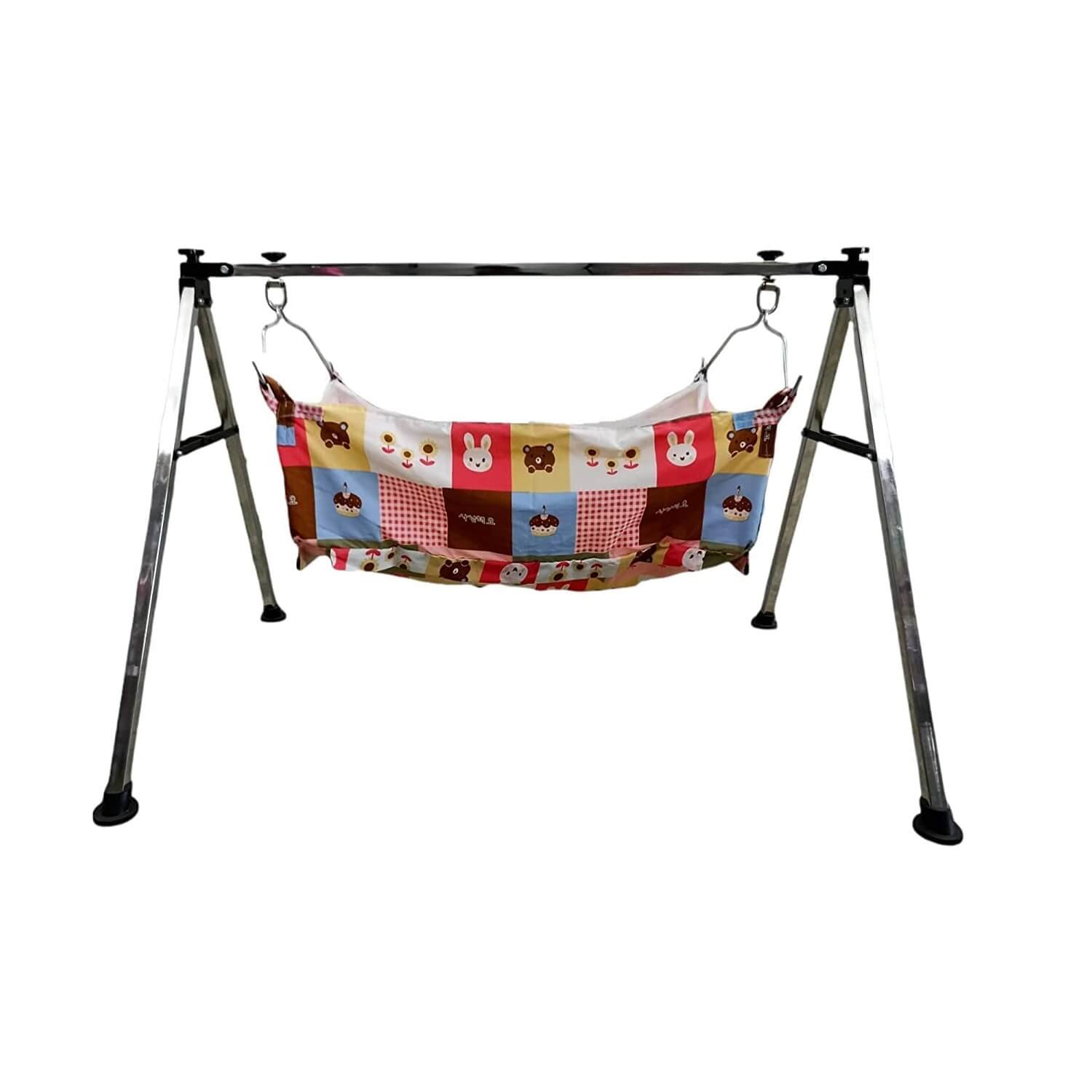 AVMARK Baby Boy's and Girl's Portable Folding Swing Baby Cradle